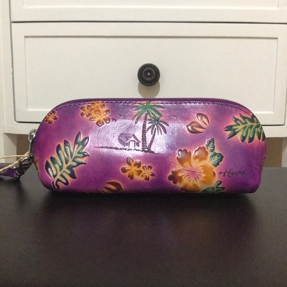 Handbags - Handmade Genuine Leather Clutch From Hawaii Handbags - Handmade Genuine Leather Clutch From Hawaii